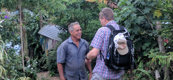 Joel with an old Honduran friend