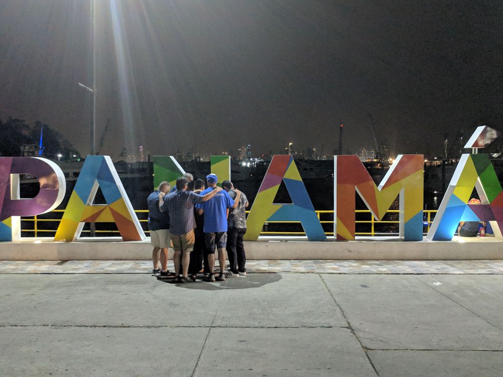 Praying over Panama Church Plant