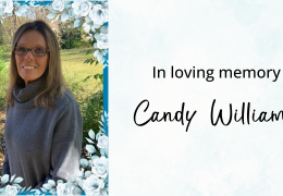 In loving memory of Candy Williams