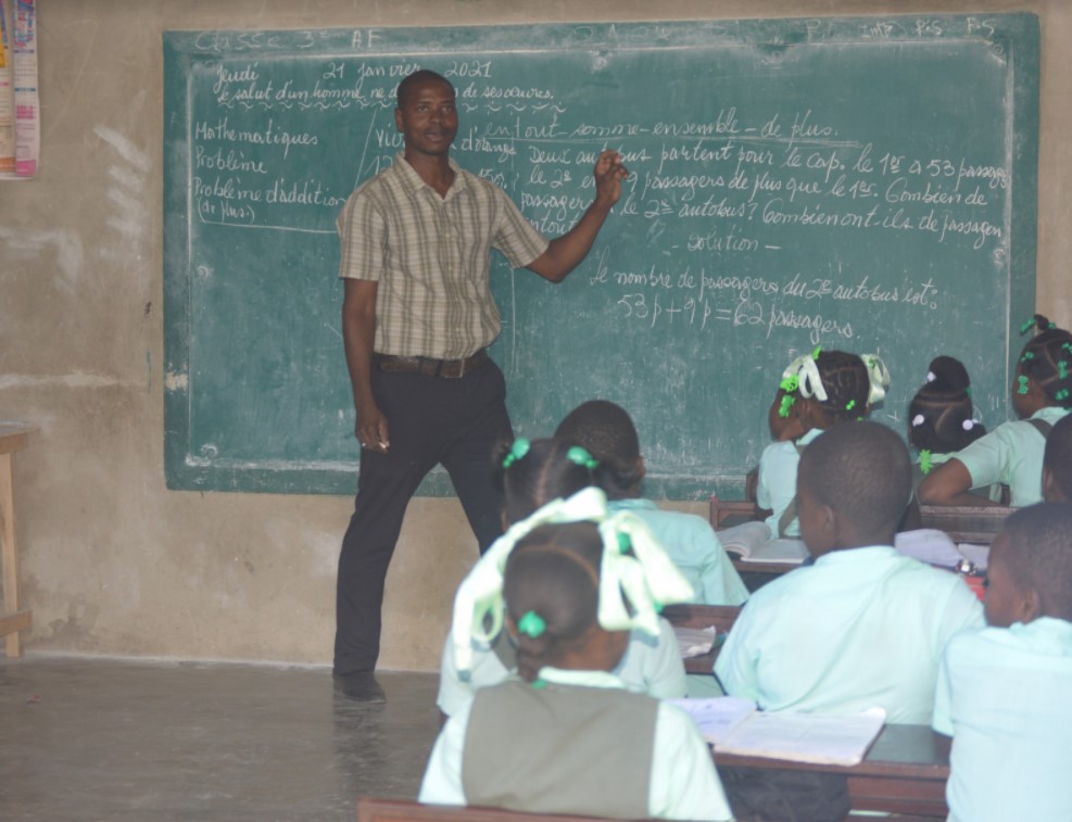 3rd Grade Class at Deuxieme-Plaine