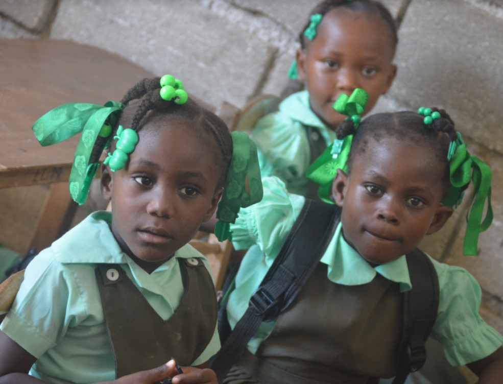 Preschool 2 students at Deuxieme-Plaine