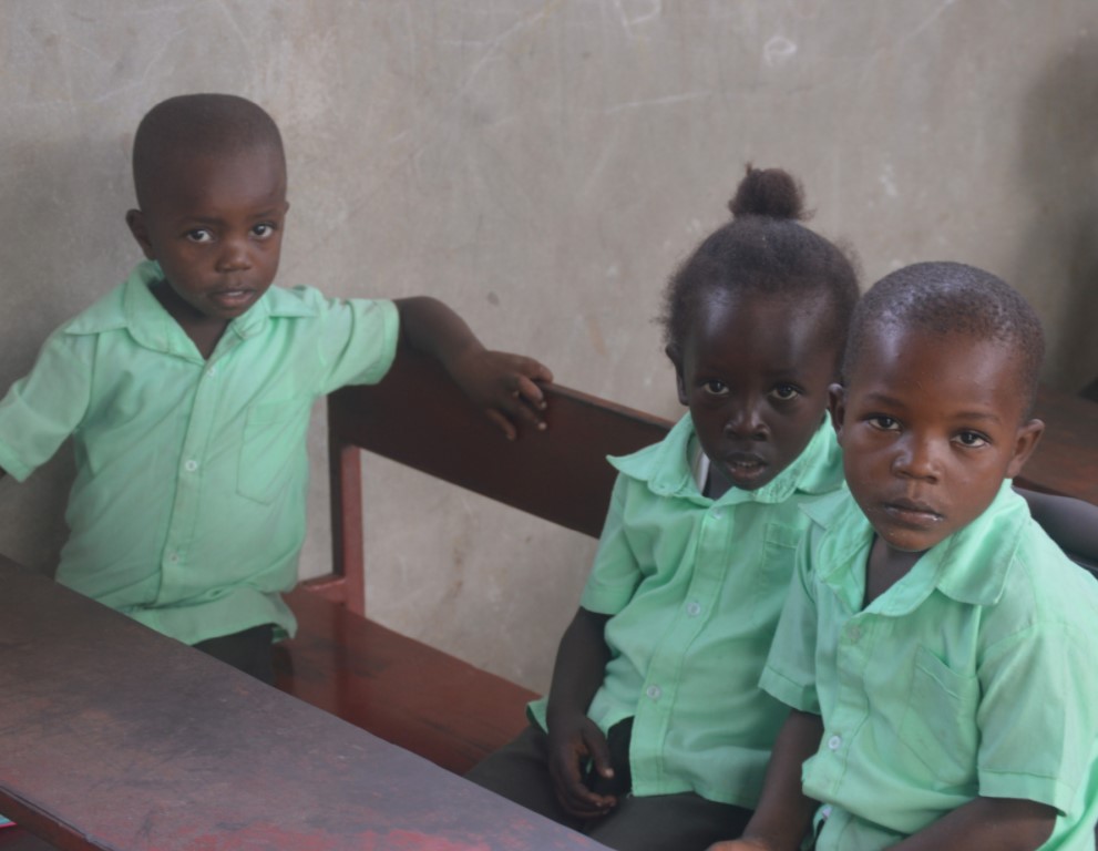 Photo of boys in preschool at Vieux-Caille