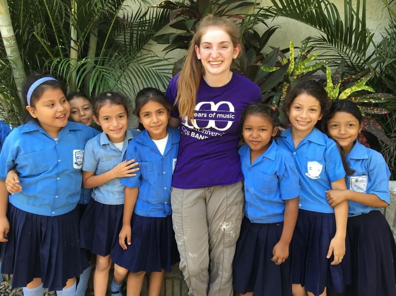 Chloe in Honduras